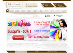 Soldes e commerce EdenDeco