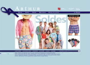 Soldes e commerce chez Arthur