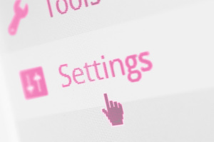 visuel settings site web