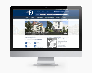 Refonte site web immobilier Edouard Denis Accueil