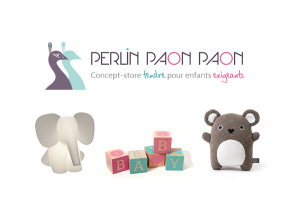 logo perlin paon paon site e commerce bébé