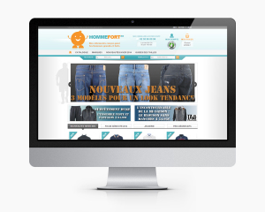 homme fort site e commerce vente de prêt-à-porter homme