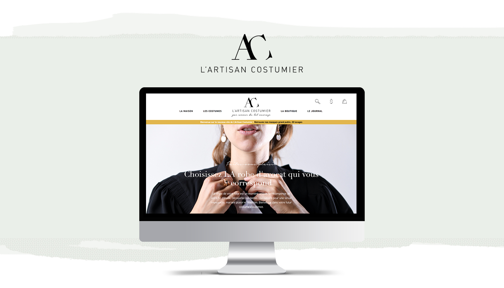 site ecommerce artisan costumier