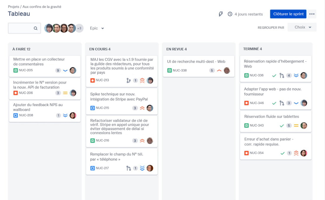 solution de gestion de projet jira pour créer le backlog