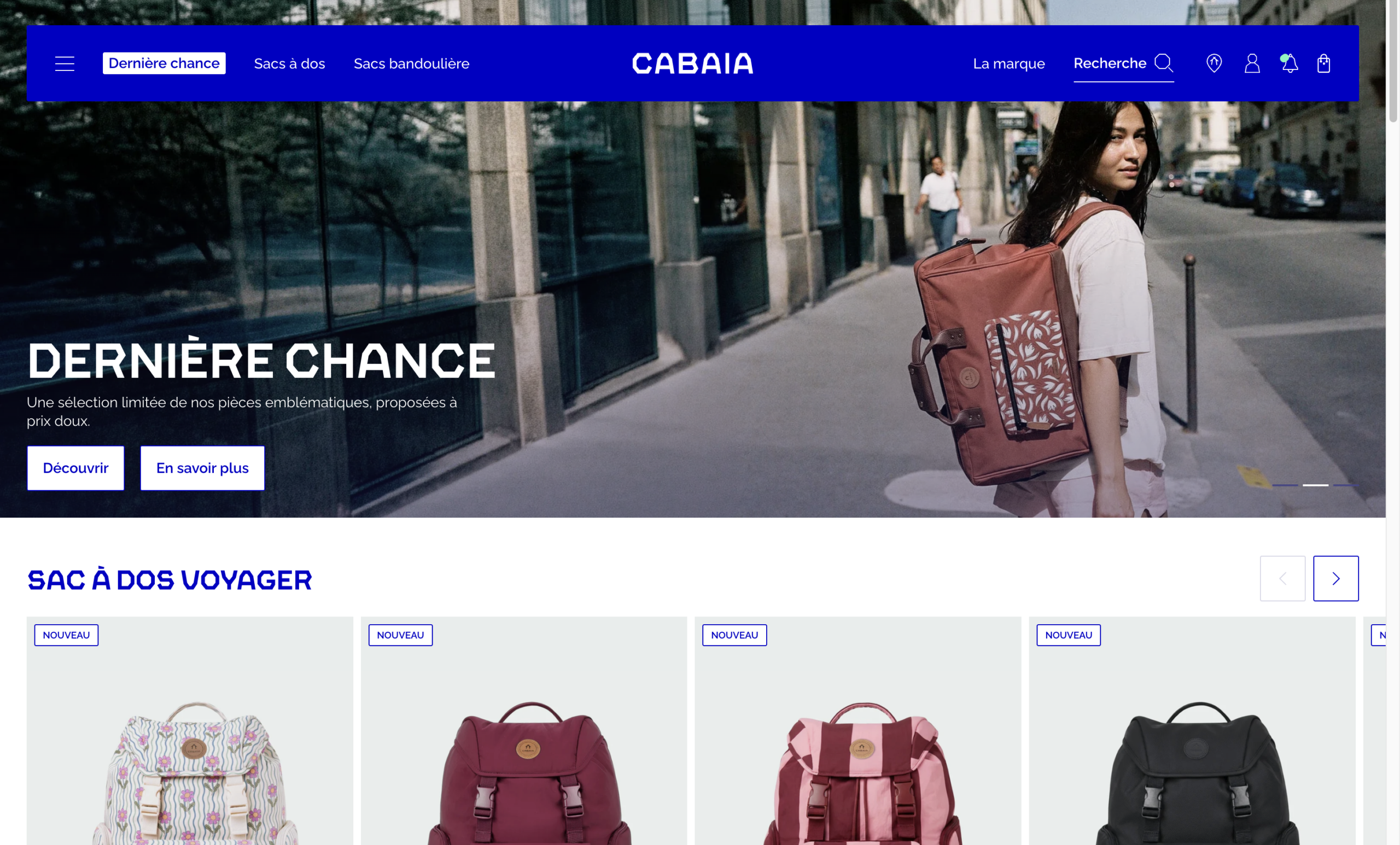 Homepage Cabaïa