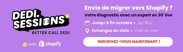 Better Call Dedi - sessions Shopify Q4