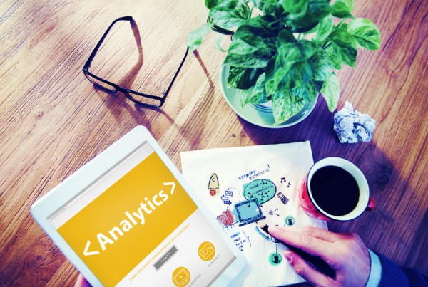 Business Online Analytics Information Office Working Concept